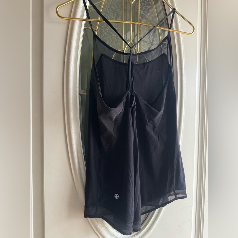 Lululemon Mix And Mesh Tank Black 6 - Picture 5 of 8